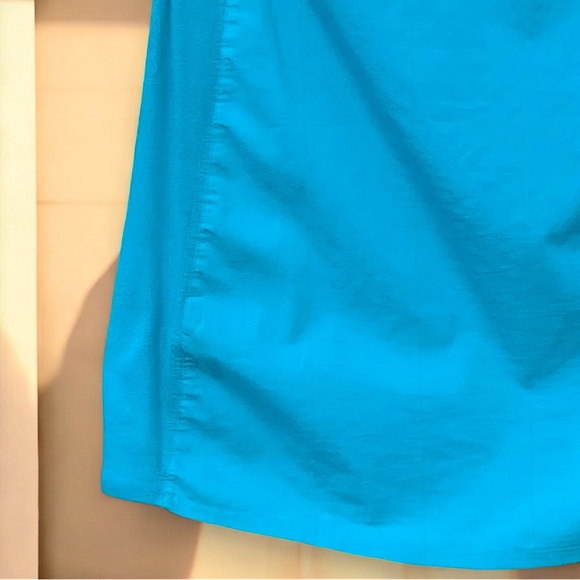 Sharagano Turquoise Shirt Tunic Dress Medium - Picture 6 of 13